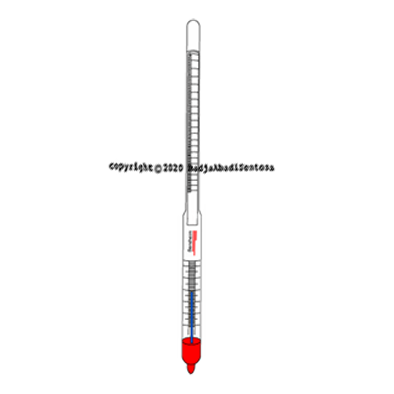 Bensheim - Fuel Measuring Equipment - Hydrometer with Thermometer